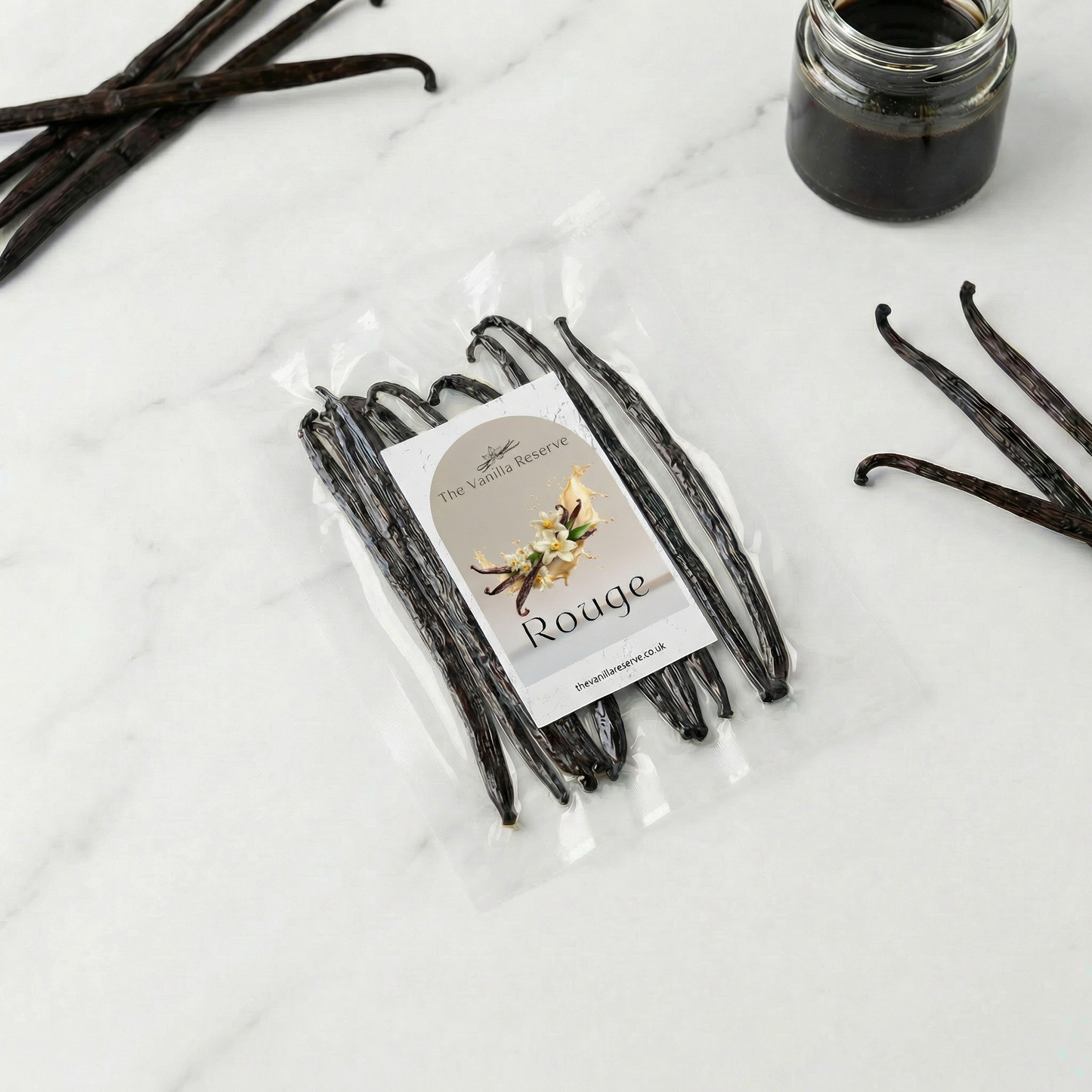 Organic Rouge Vanilla Beans Pods Madagascar Grade A Quality