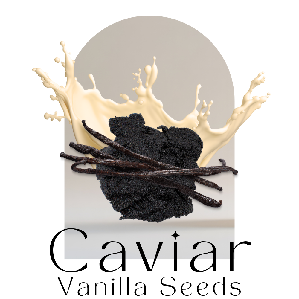 Caviar din semințe de vanilie organice premium | Neutilizat și neepuizat
